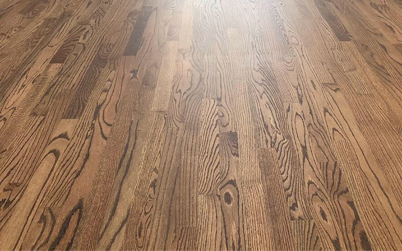 plain sawn hardwood floor