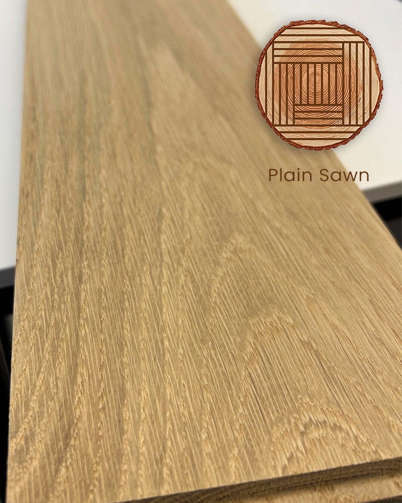 plain sawn flooring